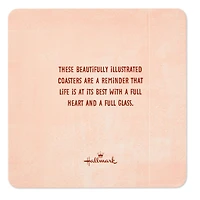 Stop and Smell the Rosé: 20 Coasters Celebrating Friends (And Wine) Book for only USD 14.99 | Hallmark