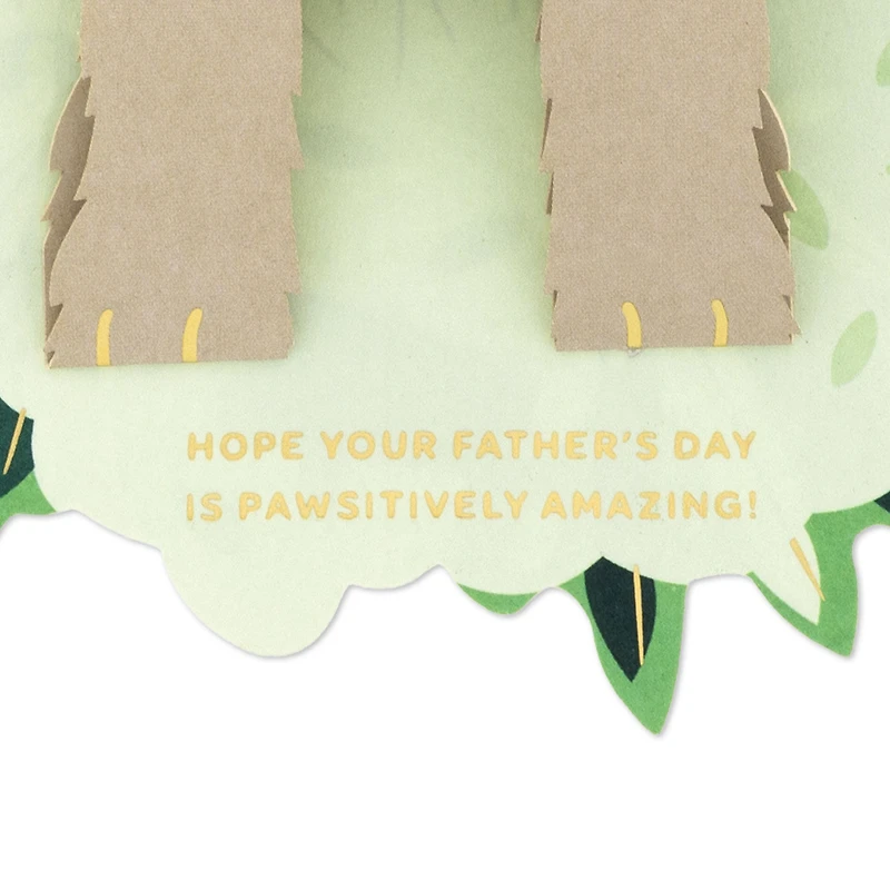 Pawsitively Amazing Puppy Dog Pop-Up Paper Craft Father's Day Card for only USD 5.99 | Hallmark