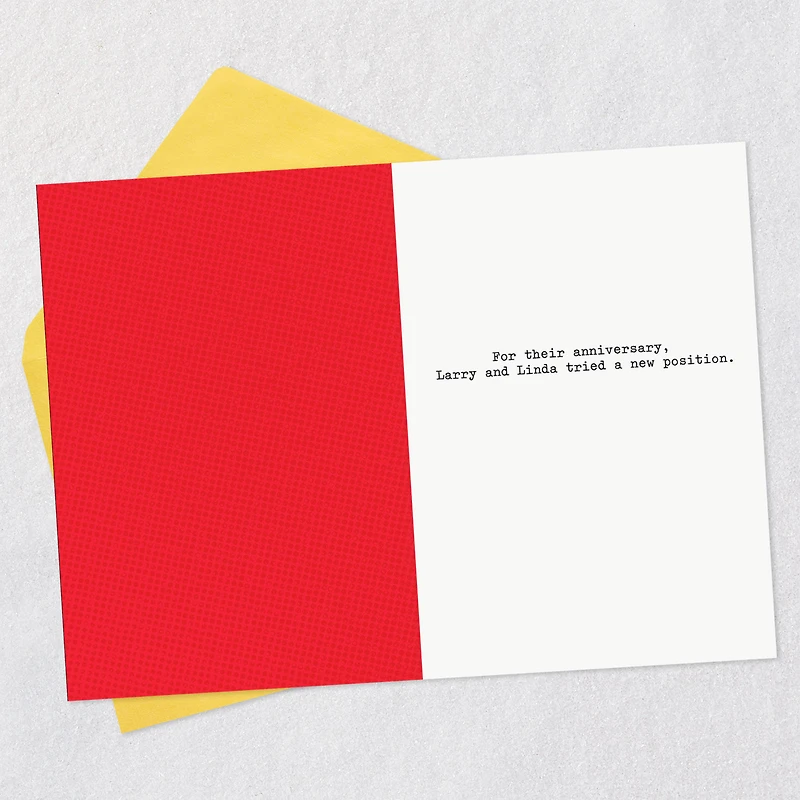 A New Position Funny Anniversary Card for only USD 3.99 | Hallmark