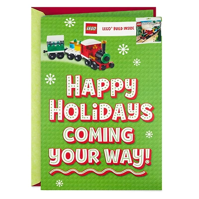 LEGO® CREATOR™ Christmas Card for Kids With LEGO® Winter Holiday Train Set for only USD 9.99 | Hallmark