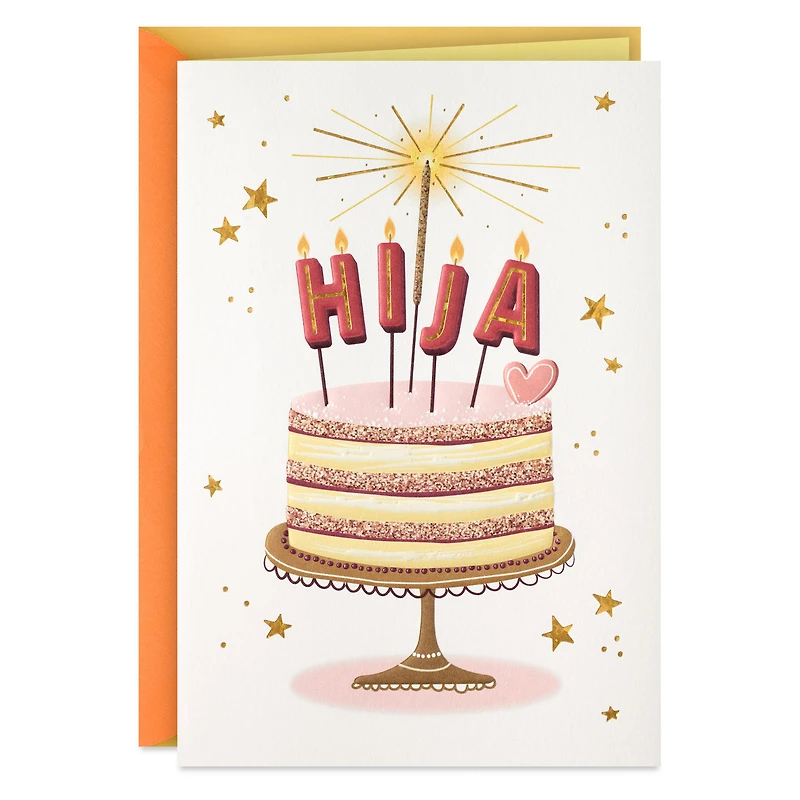 My Wish Came True With You Spanish-Language Birthday Card for Daughter for only USD 4.59 | Hallmark