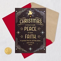 A Time for Peace, Faith and Joy Christmas Card for only USD 5.99 | Hallmark