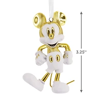 Disney Mickey Mouse White and Gold Ceramic Hallmark Ornament for only USD 28.99 | Hallmark