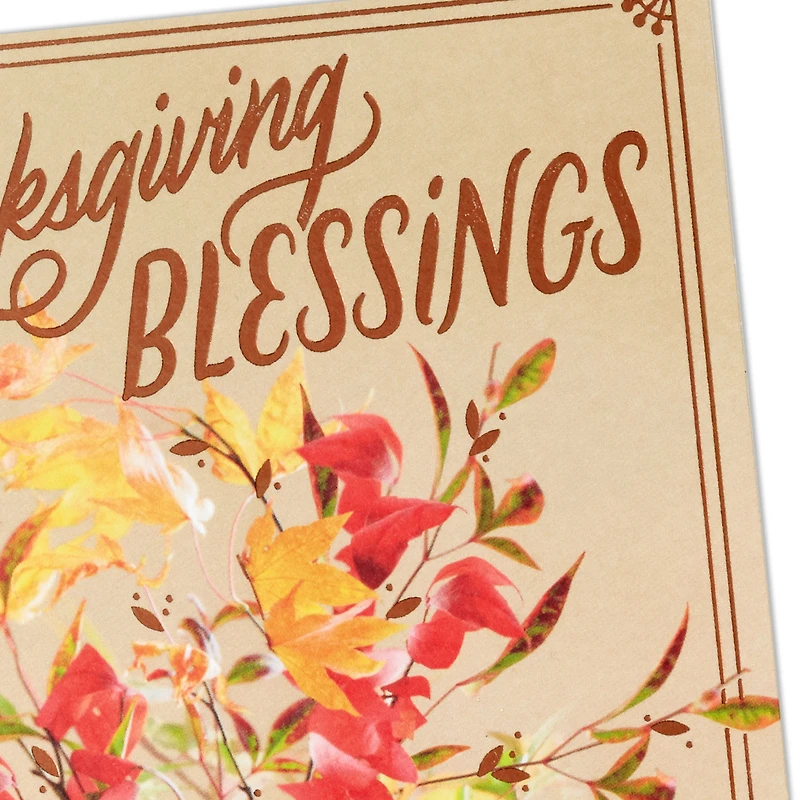 Fall Foliage Bouquet Religious Thanksgiving Cards, Pack of 6 for only USD 5.99 | Hallmark