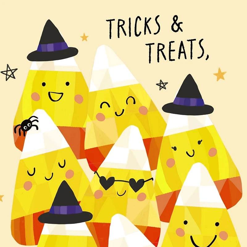 Tricks and Treats, Fun and Friends Halloween Card for only USD 2.00 | Hallmark