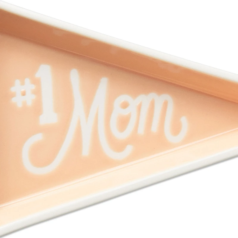 #1 Mom Pennant Trinket Dish for only USD 19.99 | Hallmark