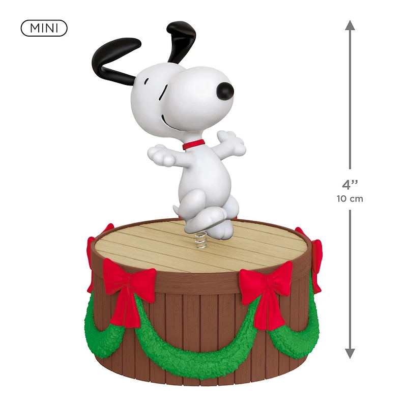 Mini The Peanuts® Gang Dancing Snoopy ShowToppers Musical Tree Topper With Light, 4" for only USD 37.99 | Hallmark