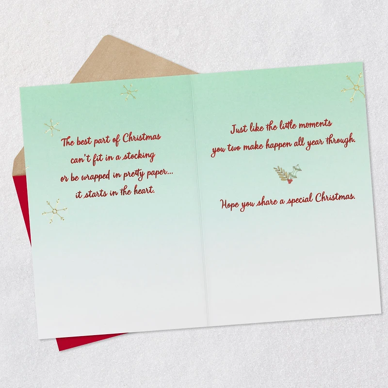 Two Stockings Christmas Card for Daughter and Son-in-Law for only USD 4.99 | Hallmark