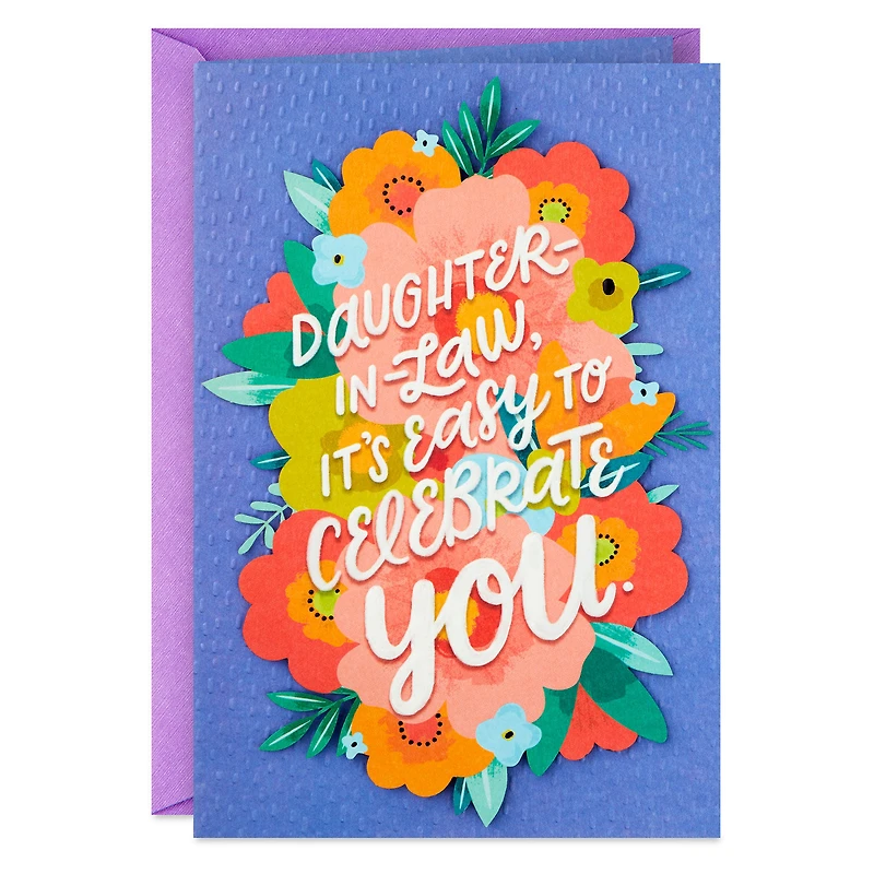 It's Easy To Celebrate You Birthday Card for Daughter-in-Law for only USD 7.59 | Hallmark