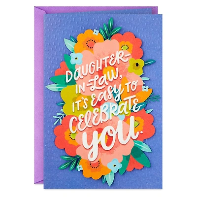 It's Easy To Celebrate You Birthday Card for Daughter-in-Law for only USD 7.59 | Hallmark