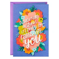 It's Easy To Celebrate You Birthday Card for Daughter-in-Law for only USD 7.59 | Hallmark