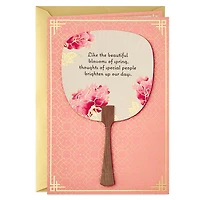 You Brighten Our Days Thinking of You Card With Fan for only USD 6.99 | Hallmark