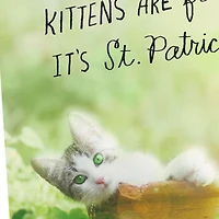Frisky Kitten and Clover Poem Funny St. Patrick's Day Card for only USD 3.69 | Hallmark