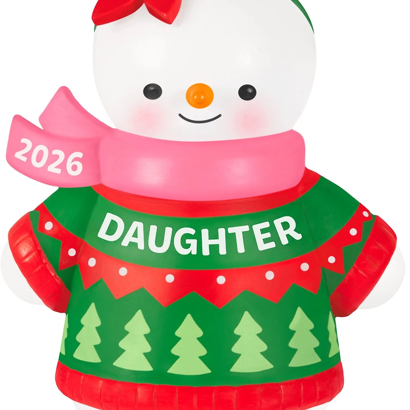 Daughter Snowman 2026 Ornament for only USD 18.99 | Hallmark