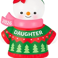 Daughter Snowman 2026 Ornament for only USD 18.99 | Hallmark