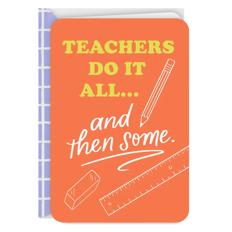 Teachers Do It All Thank You Card for only USD 2.99 | Hallmark