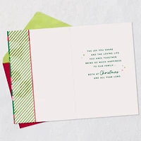 You Bring Us Such Happiness Christmas Card for Granddaughter and Family for only USD 3.99 | Hallmark