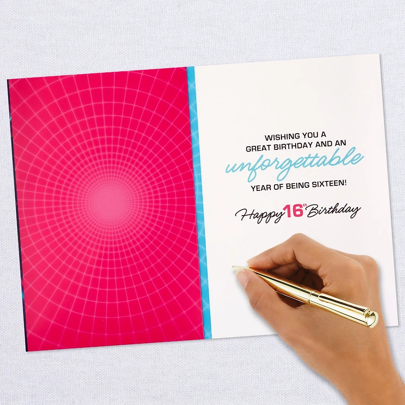 The Fun Has Begun Musical Light-Up 16th Birthday Card for only USD 9.59 | Hallmark