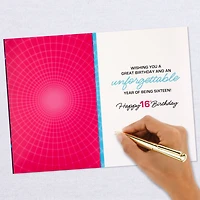 The Fun Has Begun Musical Light-Up 16th Birthday Card for only USD 9.59 | Hallmark