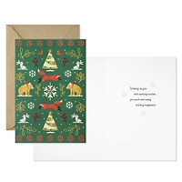 Woodland Animals on Green Boxed Christmas Cards, Pack of 16 for only USD 12.49 | Hallmark