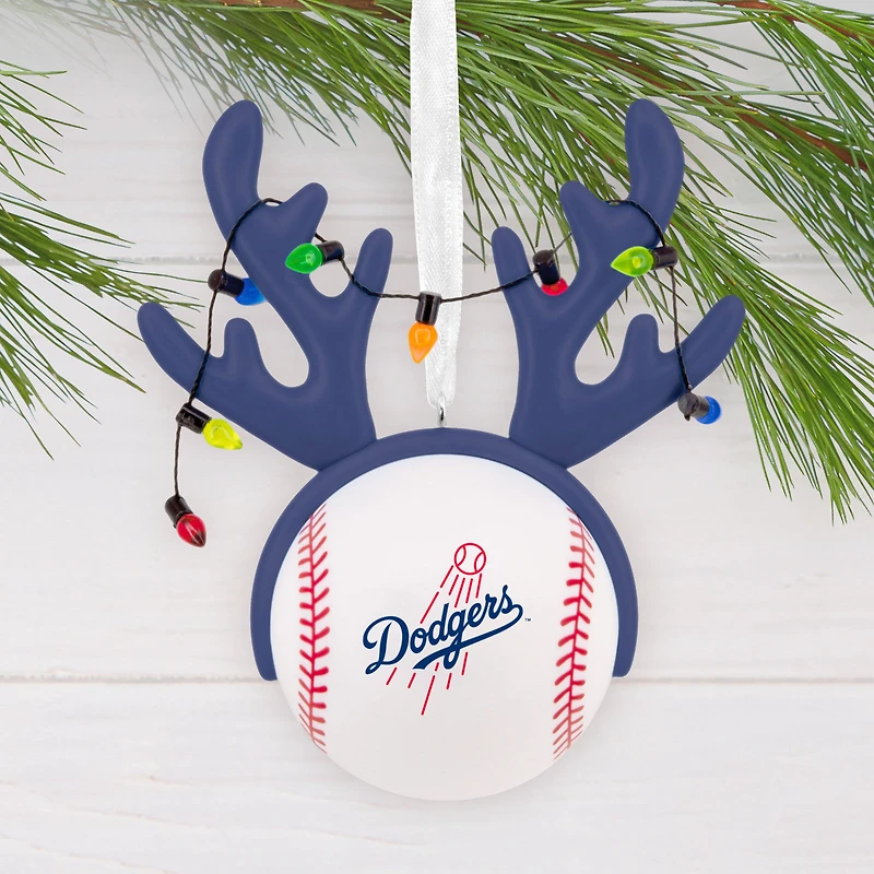 MLB Los Angeles Dodgers™ Reindeer Baseball Hallmark Ornament for only USD 12.99 | Hallmark