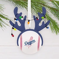 MLB Los Angeles Dodgers™ Reindeer Baseball Hallmark Ornament for only USD 12.99 | Hallmark