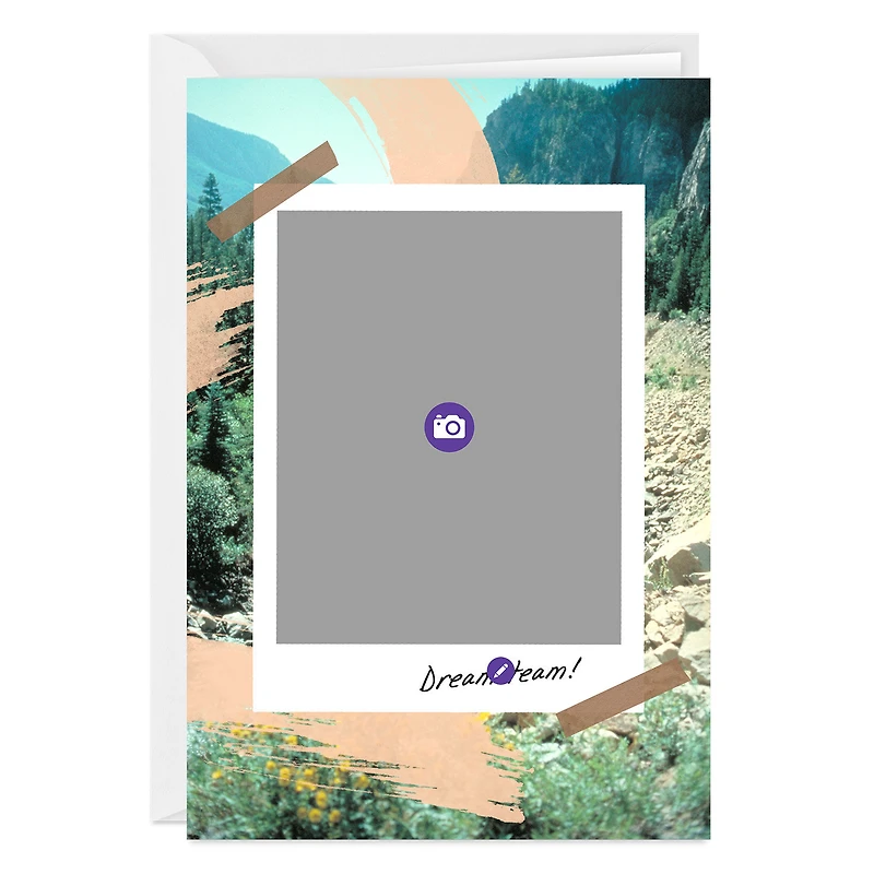 Mountain Scene Instant-Photo Frame Blank Custom Card for only USD 4.99 | Hallmark