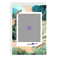 Mountain Scene Instant-Photo Frame Blank Custom Card for only USD 4.99 | Hallmark