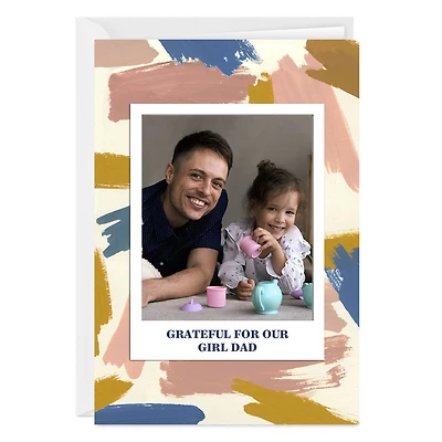 Abstract Brushstrokes Custom Father's Day Card for only USD 4.99 | Hallmark