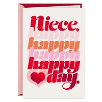 Happy Heart Day Valentine's Day Card for Niece for only USD 2.99 | Hallmark