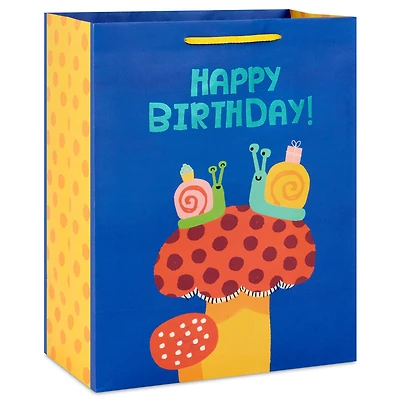 13" Happy Snails Large Birthday Gift Bag for only USD 4.99 | Hallmark