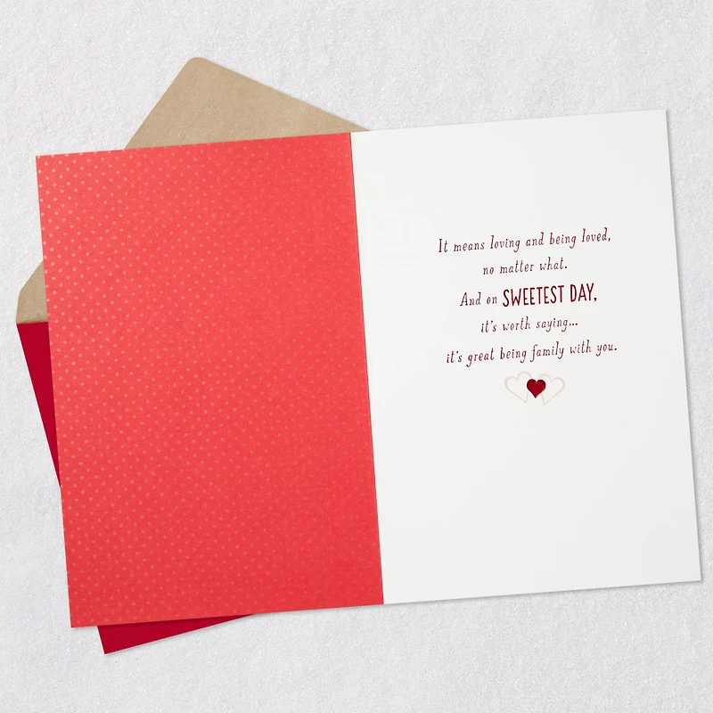 It's Great Being Family With You Sweetest Day Card for only USD 3.99 | Hallmark