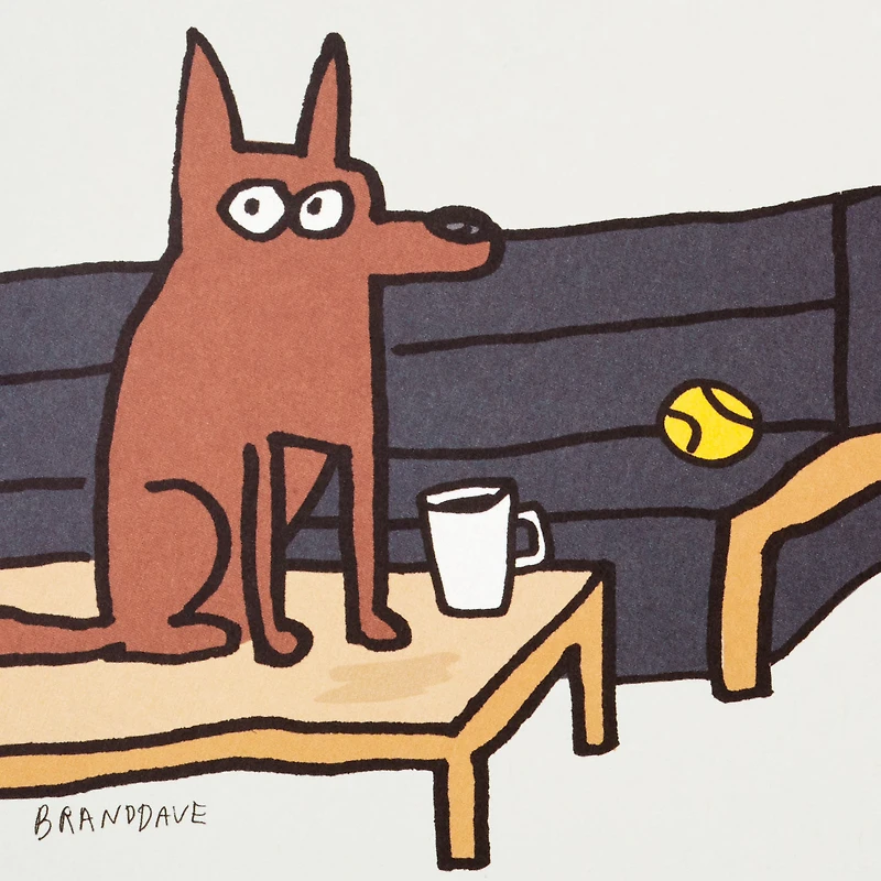Where the Dog Sits Funny Birthday Card for only USD 3.99 | Hallmark
