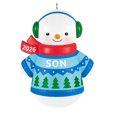 Son Snowman 2026 Ornament for only USD 18.99 | Hallmark
