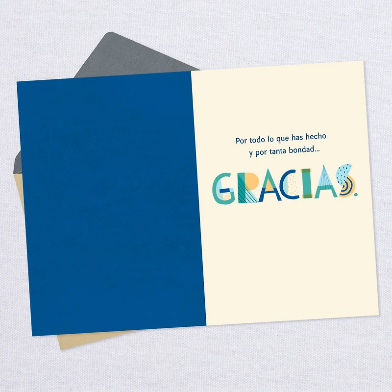 Gracias Lettering Spanish-Language Thank-You Card for only USD 3.59 | Hallmark