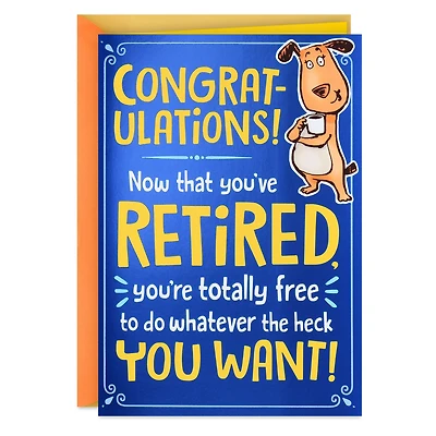 Official License to Chill Funny Retirement Card With Certificate for only USD 3.99 | Hallmark