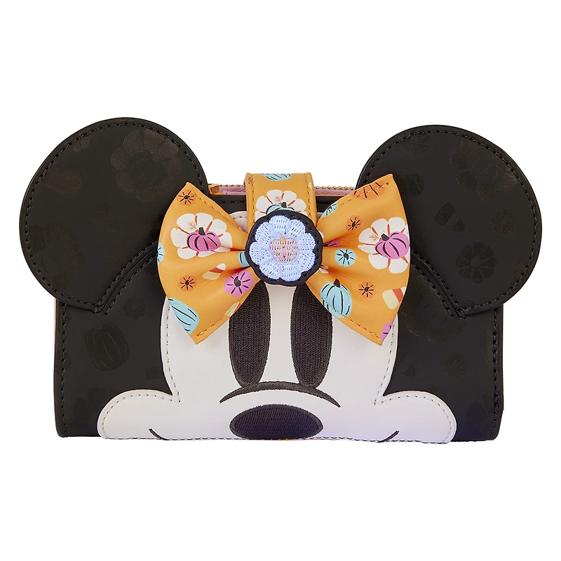 Loungefly Disney Minnie Mouse Pumpkin Zip-Around Wallet for only USD 40.00 | Hallmark