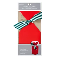 Solid Red Christmas Vertical Treat Box With Tie for only USD 3.99 | Hallmark
