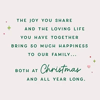 You Bring Us Such Happiness Christmas Card for Granddaughter and Family for only USD 3.99 | Hallmark