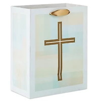 9.6" Gold Cross on Pastel Medium Gift Bag for only USD 3.99 | Hallmark