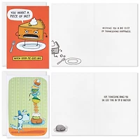 Big Slice of Gratitude Assorted Funny Thanksgiving Cards, Pack of 16 for only USD 10.99 | Hallmark