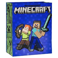13" Minecraft Alex and Steve on Blue Large Gift Bag for only USD 4.49 | Hallmark