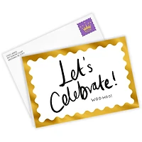 Let's Celebrate Custom Congratulations Card for only USD 4.99 | Hallmark