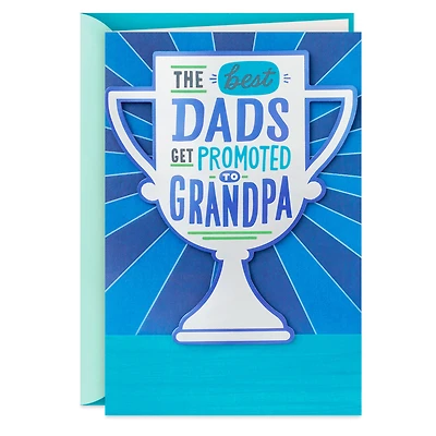 Best Dads Get Promoted Trophy Father's Day Card for Grandpa for only USD 6.59 | Hallmark