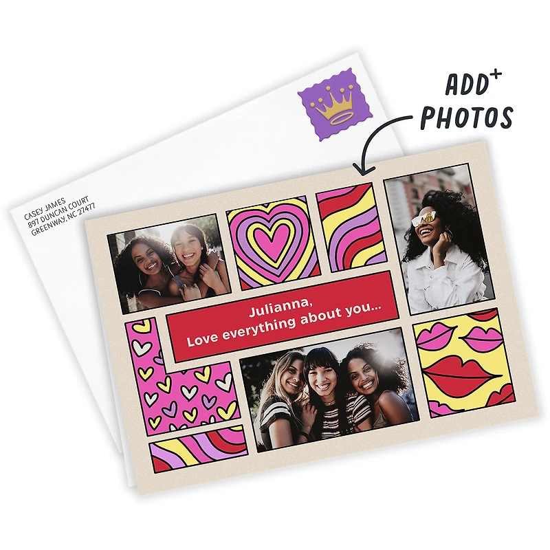 Personalized Fun Designs Photo Collage Love Photo Card for only USD 4.99 | Hallmark