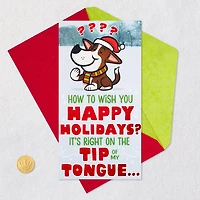 On the Tip of My Tongue Pop-Up Money Holder Christmas Card for only USD 5.59 | Hallmark