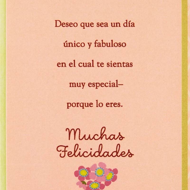 May This Be a Uniquely Fabulous Day Spanish-Language Birthday Card for only USD 4.99 | Hallmark