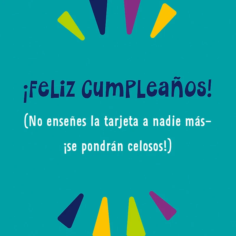 A Message Only for You Spanish-Language Funny Birthday Card for only USD 3.99 | Hallmark