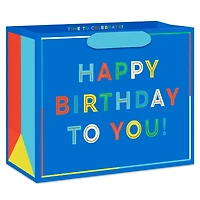7.7" Happy Birthday to You on Blue Medium Gift Bag for only USD 3.99 | Hallmark