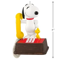 Peanuts® 75th Anniversary Hello, Snoopy! Ornament With Sound for only USD 37.99 | Hallmark